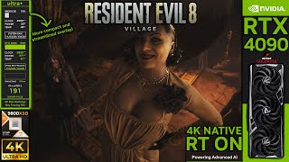 Resident Evil Village (RE8) – 4K Max Settings, Ray Tracing ON! [RTX 4090]
