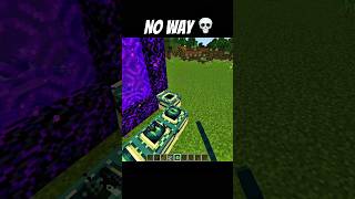 Minecraft portal Hack 😱 #minecraft #shorts