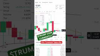 $TRUMP COIN CURRENTLY 📊 #trumpcoin #crypto #cryptocurrency #bitcoinnews #trending #trending