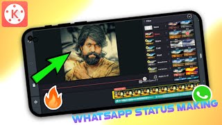 KGF🔥Whatsapp Status Making In Kinemaster | Kinemaster Video Editing Tutorial