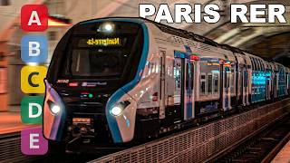 🇫🇷 Paris RER - All the Lines / Paris Suburban Railways (2025) [4K]