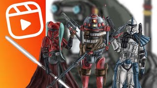 STAR WARS ART SPEED PAINTING (Procreate) (Instagram Reels)