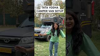 TATA YODHA BEST CAMPERVAN SETUP😍#ghumakkadbugz #caravan #vanlife #india #ghumakkadbugz