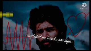 muhaabat me had ko par kiya #2021sadsong #tum se bhi jyada tum se pyar kiya # Tadap