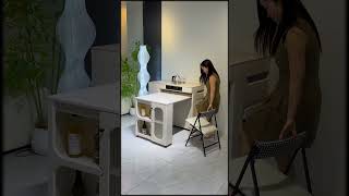 Transform Your Space Instantly with This Hidden Table Cabinet!