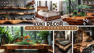 Elegant & Luxurious Wood Furniture Ideas for Upscale Interior With Natural Sophistication.