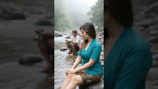 Relaxing heavy rains storm in a tropical village life — Happynes in heavyrain #rainasmr #asmr #rain