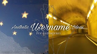 40+ Cool Aesthetic Username Ideas for Instagram | Aesthetic Username Ideas 2025 ✨🌊