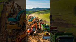 #Bulldozer #MountainWork #SerpentShape #HeavyMachinery