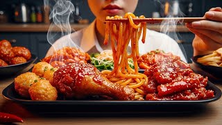 Crunchy & Chewy ASMR Mukbang Feast | 바삭하고 쫄깃한 먹방