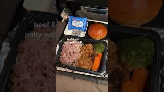 everything i ate on my 7 hour flight from tokyo to singapore | singapore airlines food review