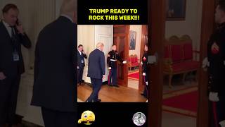 President Donald Trump - READY TO ROCK THIS WEEK! 😎 #donaldtrump #trumpnews #trump2025 #trump #usa