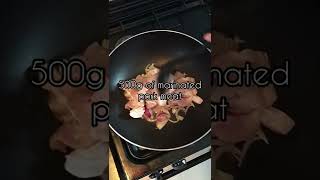 simple pork adobo with beer recipe #shorts #asmr #cookwithme #adobo #filipinofood