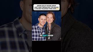 Jensen Ackles Talking About Sam’s Hair Is The Funniest Thing You Will See😂 #shorts #jensenackles