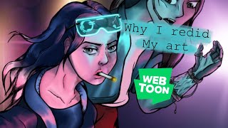 Why I redid my webtoon