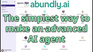The Simplest Way to Make an Advanced AI Agent