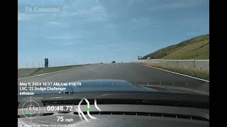 Dodge Challenger GT, Sonoma raceway in a rental car!