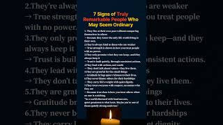 They Seem Ordinary, But These 7 Habits Make Them Truly Remarkable