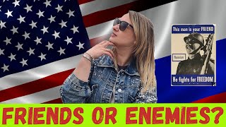 Friends or enemies??? USA and Russia are brothers for life