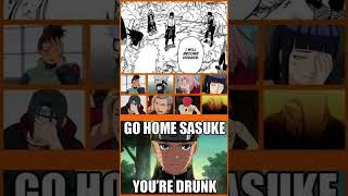 Naruto savage reaction to Sasuke #naruto #animeedit