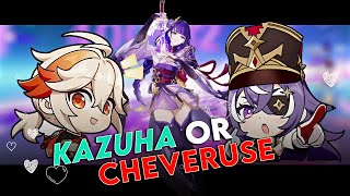 Kazuha or chevruse?? which one is good for raiden?? Test*
