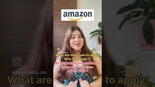 SALE NAHI INTERNSHIP LAG RAHI HAI 🤩🤩 #internshipopportunity #amazon #applynow