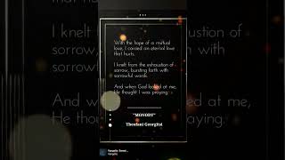 "𝑴𝑶𝑵𝑶𝑫𝒀"                #theofanigeorgitsi #monody #new #book #author #poetry  #lovepoetry #lovepoem