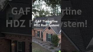 GAF Timberline HDZ Roof System by Mac’s Roofing & Construction!  #roofing #drone #houston #shegone