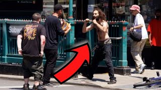 When Dumb Street Fighters Challenge Pro Fighters...