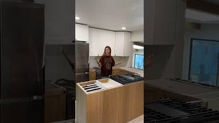 COUNTERTOP REVEAL 🪄🕯️⚡️🏠 #transformation #beforeandafter #diy #kitchen #renovation  #kitchenremodel