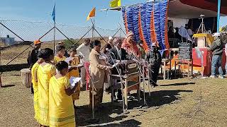 Welcome song at Play Day, Ramakrishna Mission HS School, Sohra