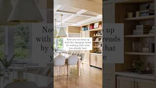 How To Incorporate Warm Wood Tones to your All White Kitchen Cabinets with Retique It