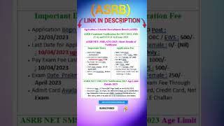 Agriculture Scientist Recruitment Board | (ASRB) #asrb