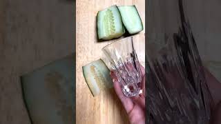 #diy Easy DIY eye masks 勒 #springdiy #DIY #diyskincare #cucumbers #skincare #ey