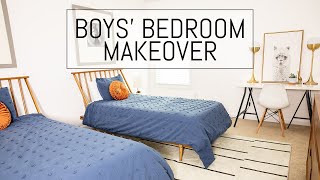 Boys Bedroom Makeover