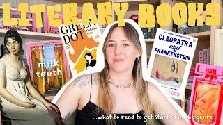 beginner's guide to literary fiction - my literary fiction starter pack to become a 'lit fic girlie'