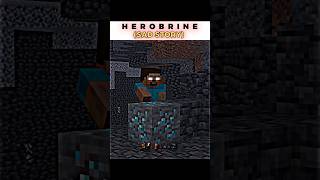 HEROBRINE SAD STORY - Kamin Edit 🥺 #minecraft #shorts