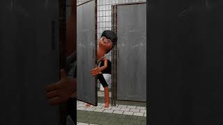Baby Jim -Toilet, Na Naaaa #shorts #funny #animation