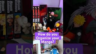 How do you organize your manga?  #anime #manga #bluelock #naruto #mangacollecting #mangacollection