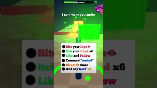 I can make you smile #roblox #robloxshort #robloxcontent