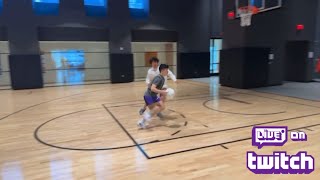 Blazintheasian plays 1 on 1 basketball against Asian 