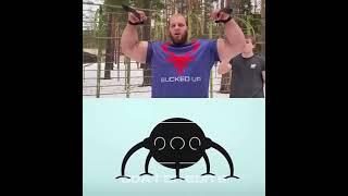 real life Mr. Incredible ☠️ #gym #gymedit #gymmotivation #gymlife #gymstatus #gymshorts