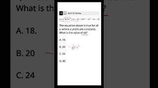 HARD SAT Math Question Explained #satprep #satmathprep #education