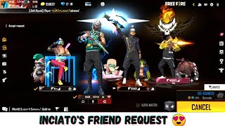 INCIATO SENT ME FRIEND REQUEST 😍 THANKS FOR SENDING ME REQUEST BRO ❤💥💯 #inciato #stugx #meg