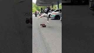 @VigilanteGarage のコルベットに激突！フル動画は近日公開！ #rccars #shorts #carguy