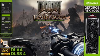 Doom: The Dark Ages – Ultra Nightmare, 4K DLAA and DLSS 4 Quality tested! [RTX 4090]