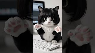 kucing joged #kucinglucu #cat #cute
