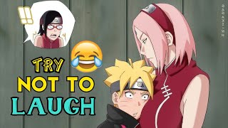 Boruto Funny Moments Compilation Part [2], Boruto And Naruto Funny Moments,Himawari and Sarada Funny