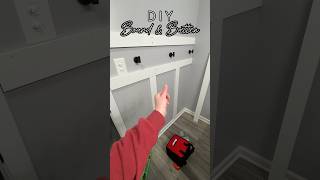 DIY Board & Batten Wall #home #boardandbatten #homerenovation #homedesign #homeimprovement #diy
