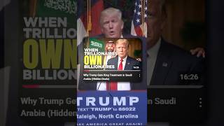 Why Trump Gets King Treatment in Saudi Arabia (Hidden Deals)